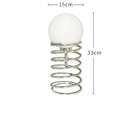 ArtisticStat - Stolová lampa z kovového skla s pierkami