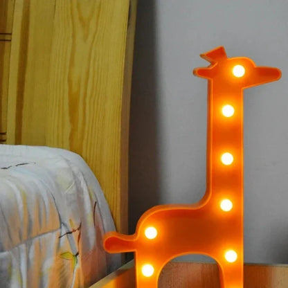 SafariLumina - Stolná lampa so zvieratami