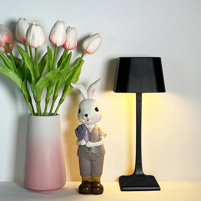 PowerGlow - Štvorcová stolová lampa USB