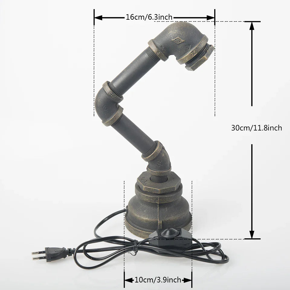 LiquidLuxe - kreatívna železná lampa Waterworks Lighting