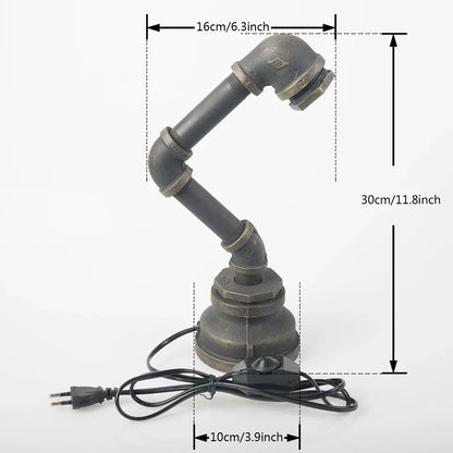 LiquidLuxe - kreatívna železná lampa Waterworks Lighting