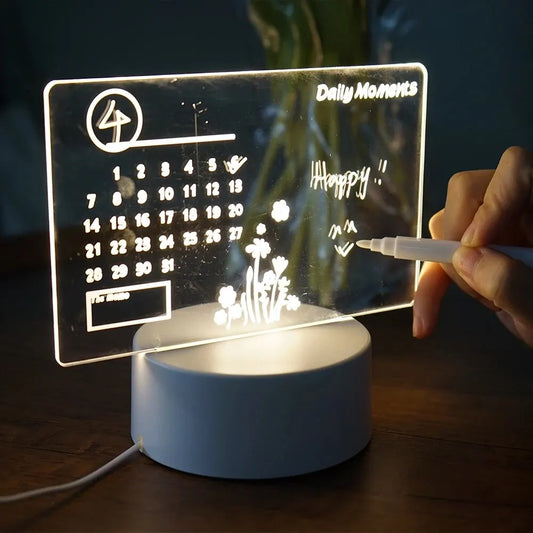 NoteGlow - stolová lampa Note Board