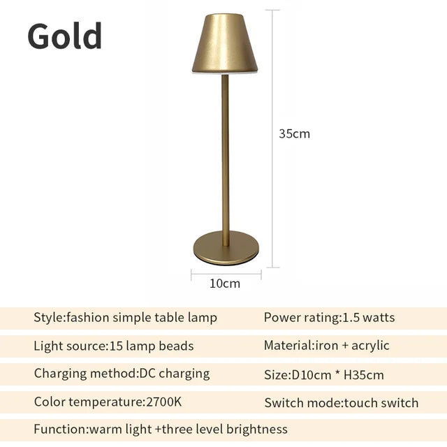EcoGlow - Nabíjateľná stolová lampa