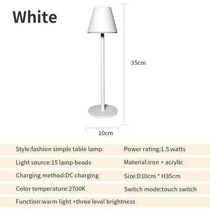 EcoGlow - Nabíjateľná stolová lampa
