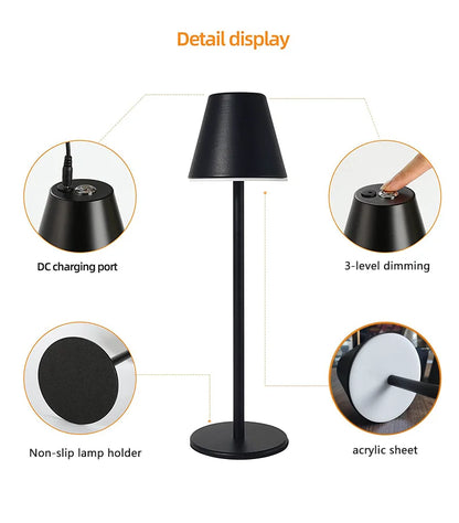 EcoGlow - Nabíjateľná stolová lampa