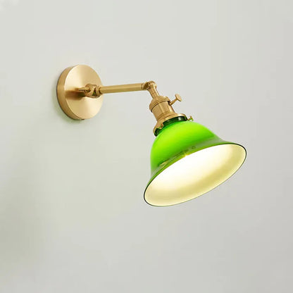 VintageGreen | Nastaviteľné klasické nástenné svietidlo