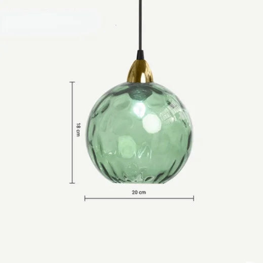CrystalGlobe - Sklenené guľové závesné svietidlo