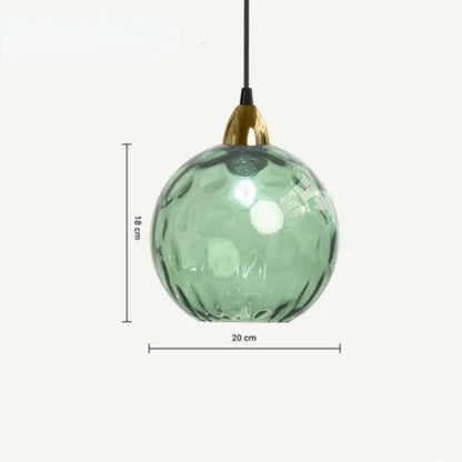 CrystalGlobe - Sklenené guľové závesné svietidlo