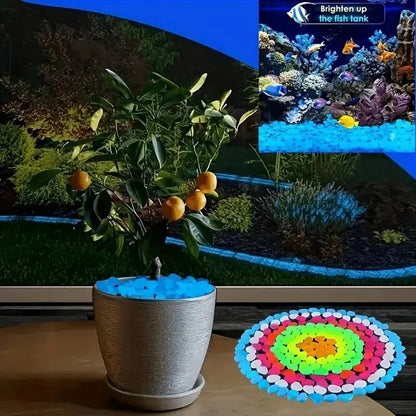 MoonlitMoss - Viacfarebné svietiace kamene