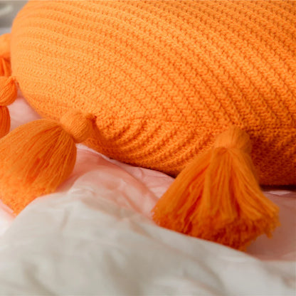 TasseledPlush | Mäkký okrúhly vankúš na sedenie