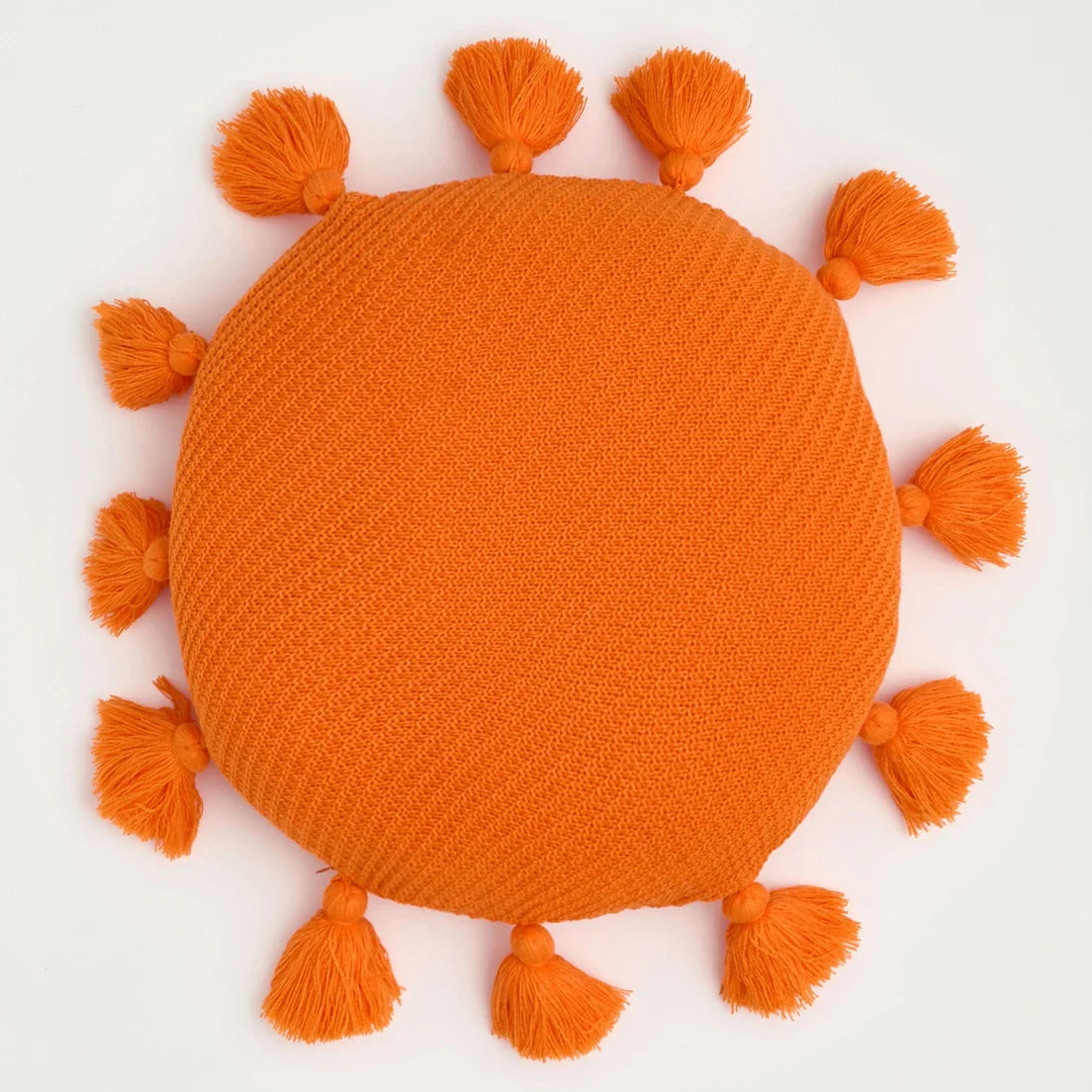 TasseledPlush | Mäkký okrúhly vankúš na sedenie