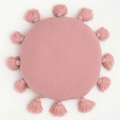TasseledPlush | Mäkký okrúhly vankúš na sedenie