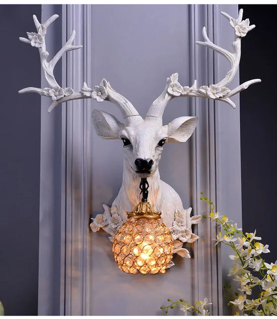 ModernCharm - Rustikálna lampa s jeleňom