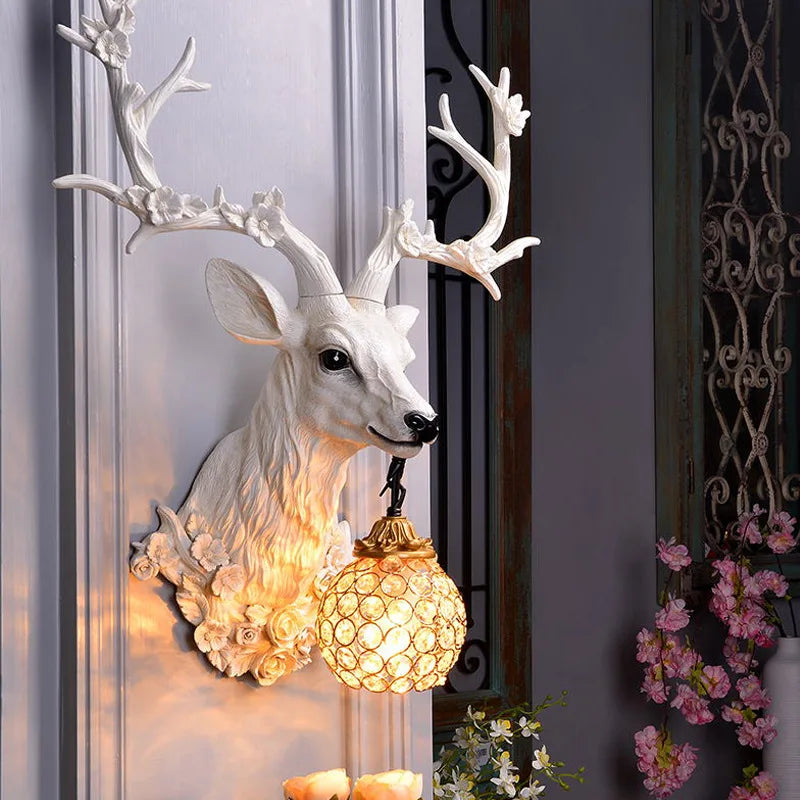ModernCharm - Rustikálna lampa s jeleňom