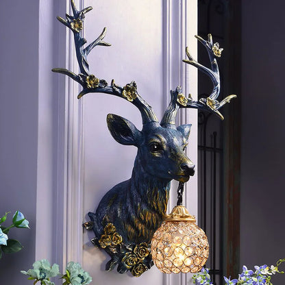 ModernCharm - Rustikálna lampa s jeleňom