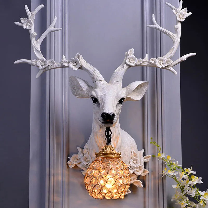 ModernCharm - Rustikálna lampa s jeleňom
