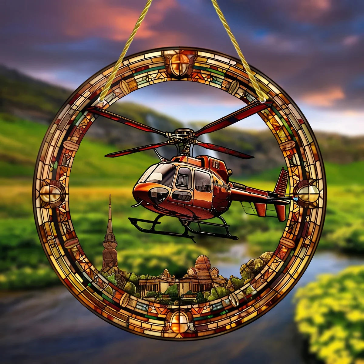 RoundGlass - Helikoptéra na zachytávanie slnka