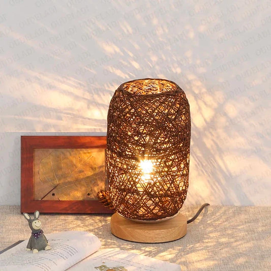 Woodland - Drevená stolová lampa Lano