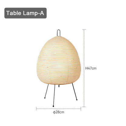 TranquilGlow - Japonská stolová lampa