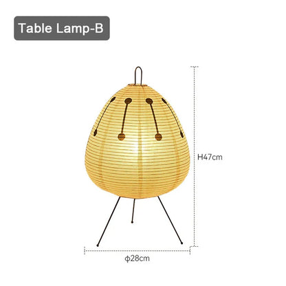 TranquilGlow - Japonská stolová lampa