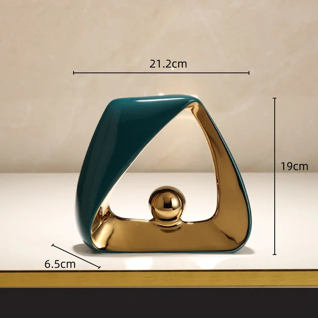 Luxe Triangle - Trojuholníky Zlatý dekor