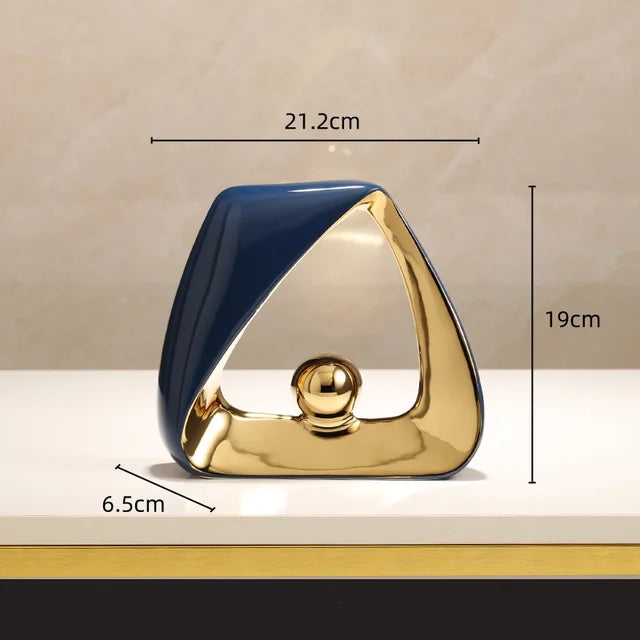 Luxe Triangle - Trojuholníky Zlatý dekor