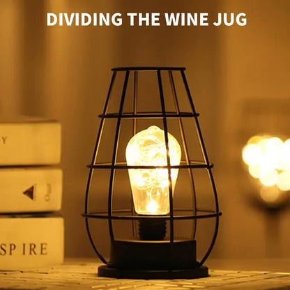 GildedGlow - Vintage lampa