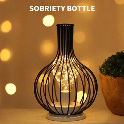 GildedGlow - Vintage lampa