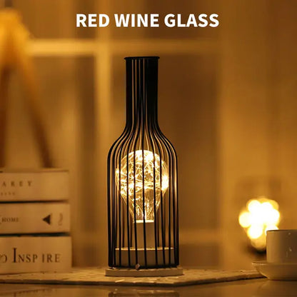 GildedGlow - Vintage lampa