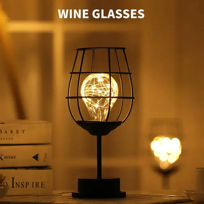 GildedGlow - Vintage lampa