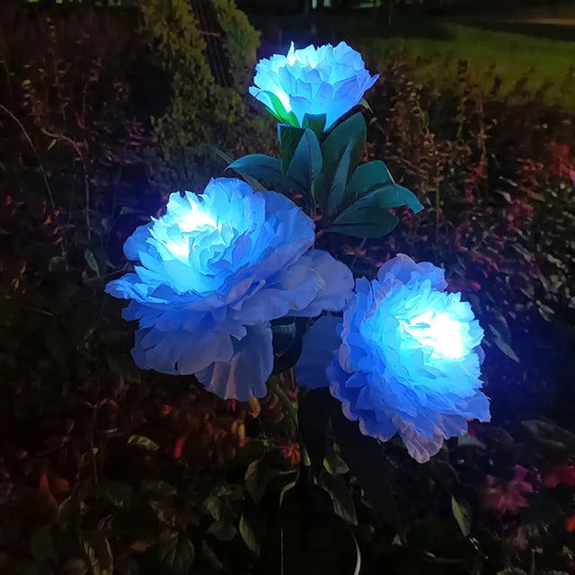 PeonyGlow - Solárne kvetinové svetlo