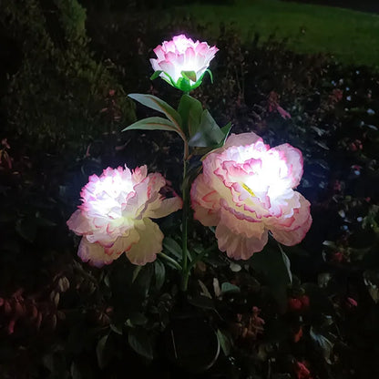 PeonyGlow - Solárne kvetinové svetlo