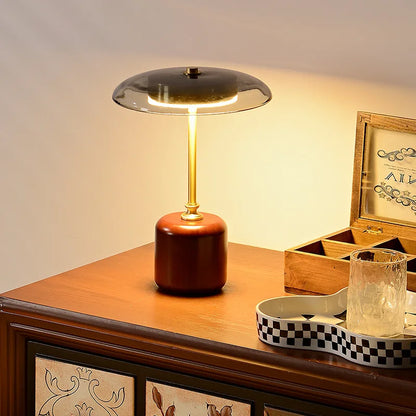 LuxuryGlass - LED lampa s hríbom