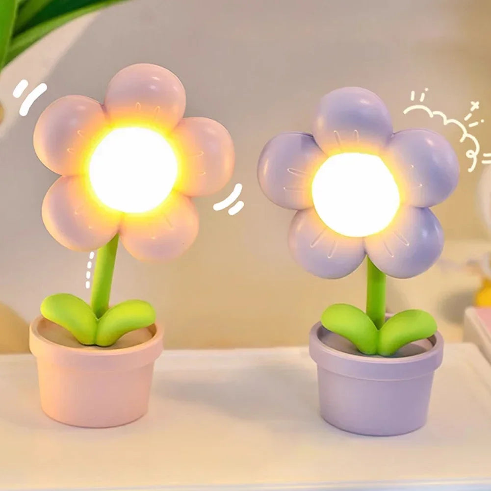 BloomLite - Malá kvetinová stolová lampa