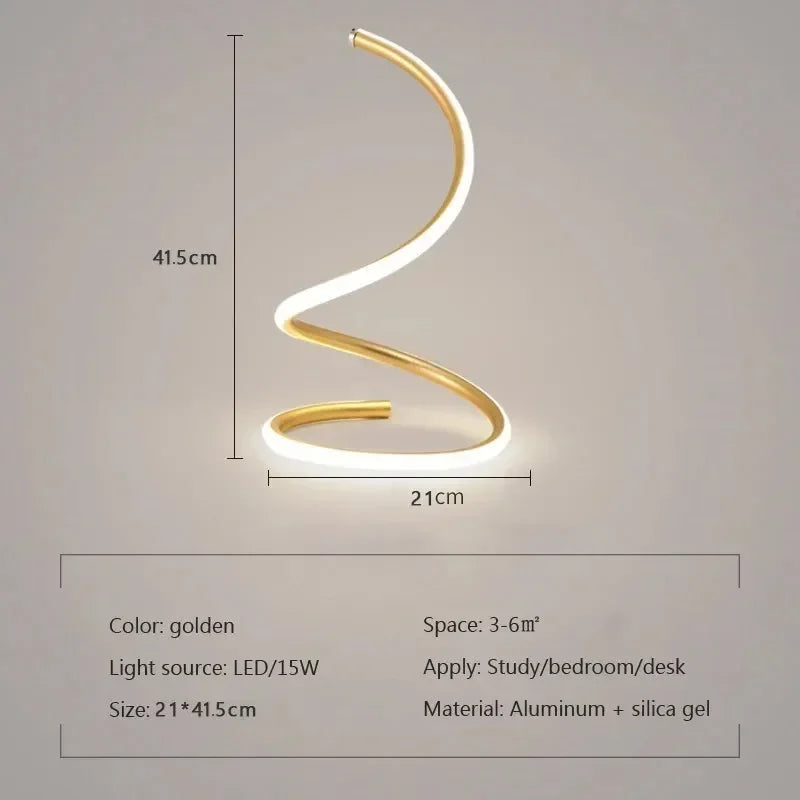 GlowStream - Moderná stolová LED lampa