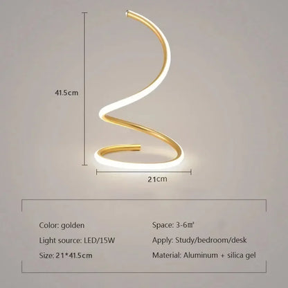 GlowStream - Moderná stolová LED lampa