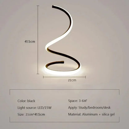 GlowStream - Moderná stolová LED lampa