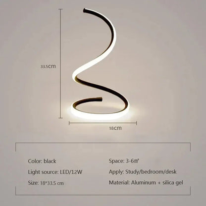 GlowStream - Moderná stolová LED lampa