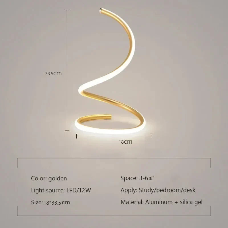 GlowStream - Moderná stolová LED lampa