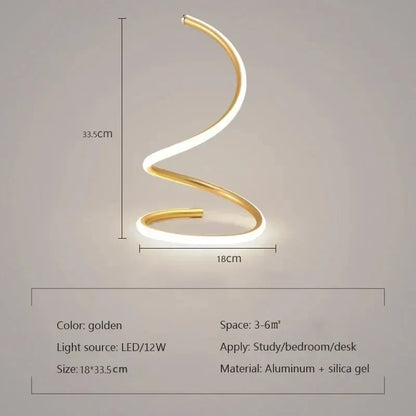GlowStream - Moderná stolová LED lampa