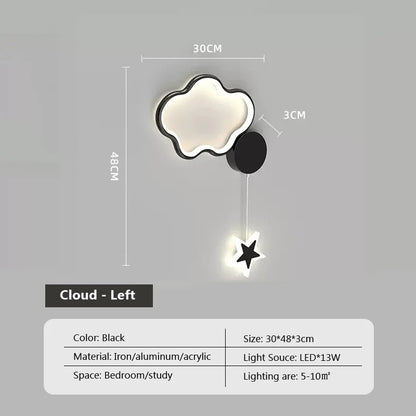 Dreamscape - Nástenné svietidlo Cloud Star Moon