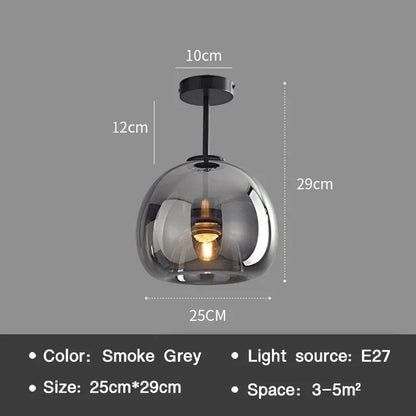 EssenceGlow - Minimalistické sklenené stropné svietidlo