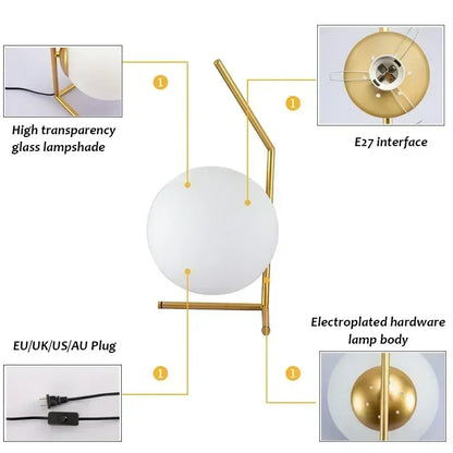 ClearEleganz - Moderná minimalistická stolová lampa