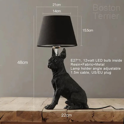 PupArt - stolová lampa Art Deco Puppy