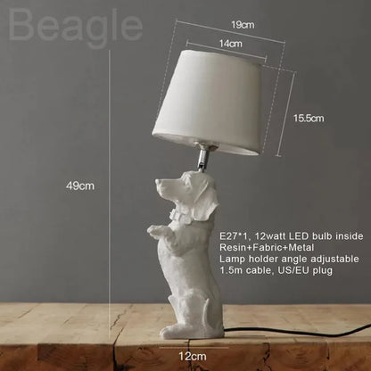PupArt - stolová lampa Art Deco Puppy