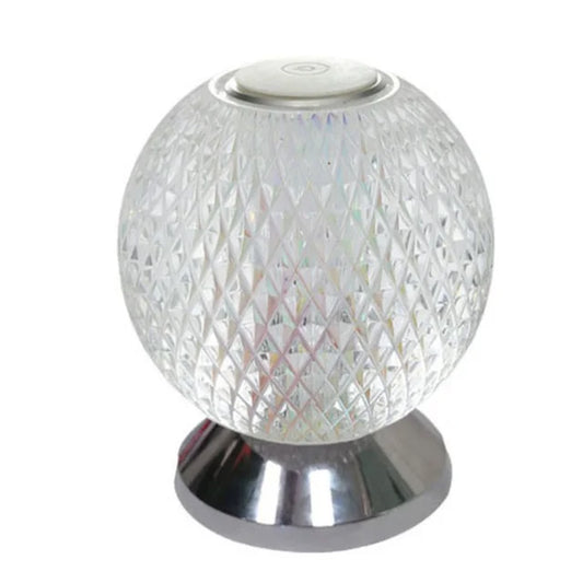 FlexiLuxe - Moderná bezdrôtová krištáľová stolová lampa