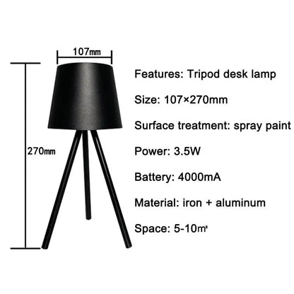 TriLeg - stolová lampa na statíve