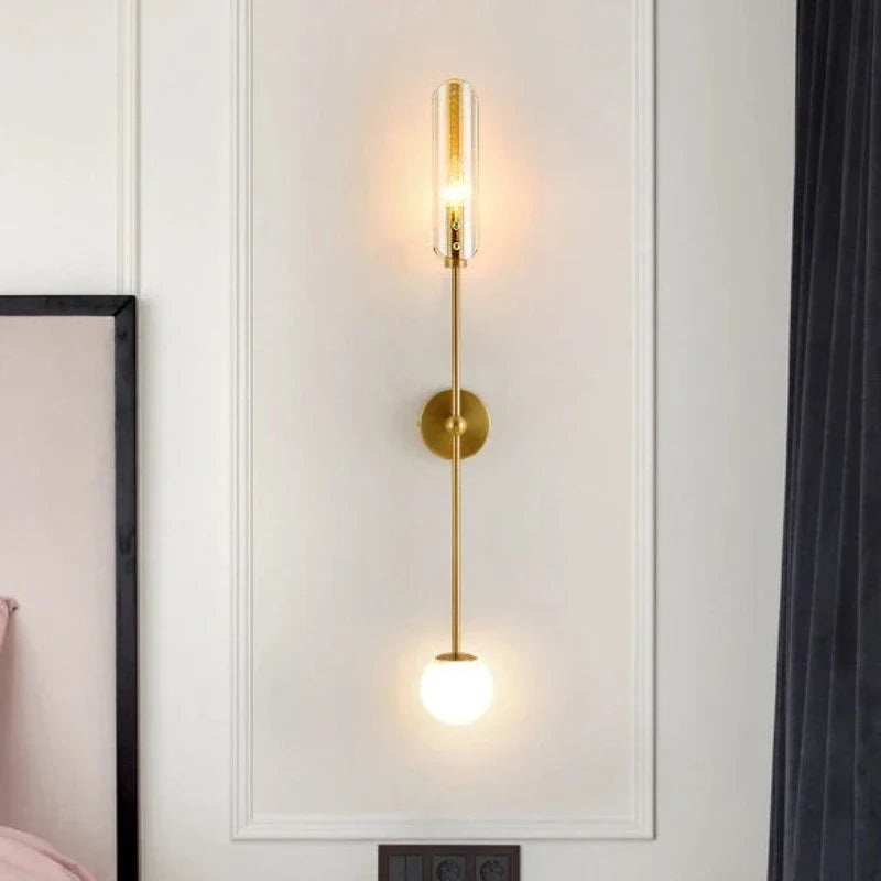 AiselLuxe - Severské LED svietidlo zo skla