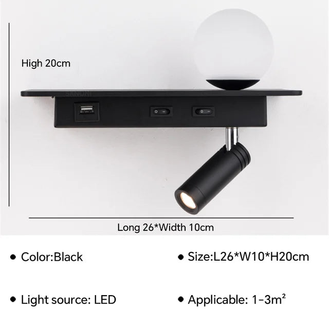 ModernGlow - Moderné LED nástenné svietidlo