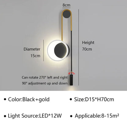 ZenithBeam - Moderné LED nástenné svietidlo
